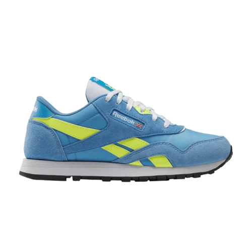 Reebok Classic Nylon Big Kid 'Essential Blue Solar Acid Yellow'