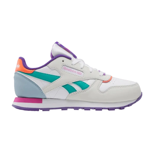 Reebok Classic Leather Little Kid 'Grey Purple Pink'