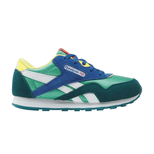 Reebok Classic Nylon Little Kid 'Upgrade Green/Retro Teal/Twilight Blue'