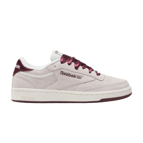 Reebok Club C 85 'Luxe Grey/Black Cherry/Chalk' (Women's)