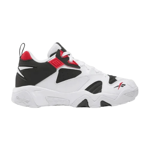Reebok Brutus Low White Black Vector Red