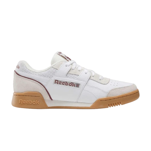 Reebok Workout Plus 'White Classic Burgundy'