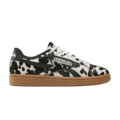 Reebok Club C Grounds UK Shoes 'Cow Black Chalk' (Women's)