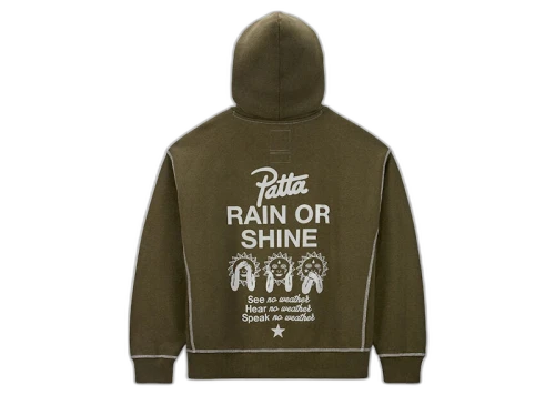 Converse x Patta Gold Standard Hoodie Utility Green Heather