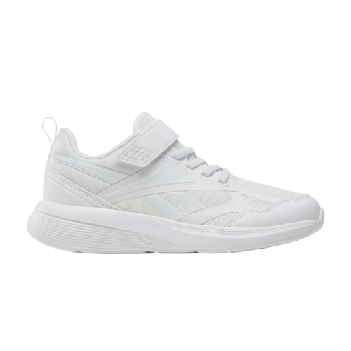 Reebok Rush Runner 6.0 Elastic Lace Top Strap Little Kid 'Triple White'