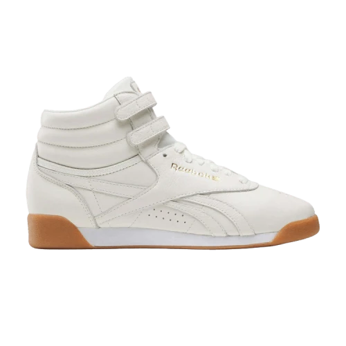 Reebok Freestyle Hi 'Chalk Gold Gum' (Women's)