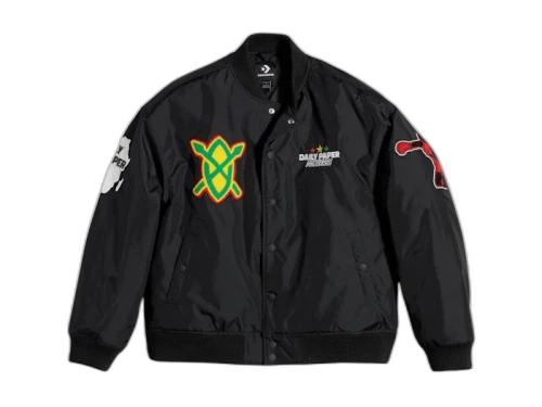 Converse x Daily Paper Stadium Jacket Black