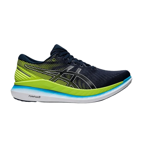 ASICS Glideride 2 French Blue Hazard Green