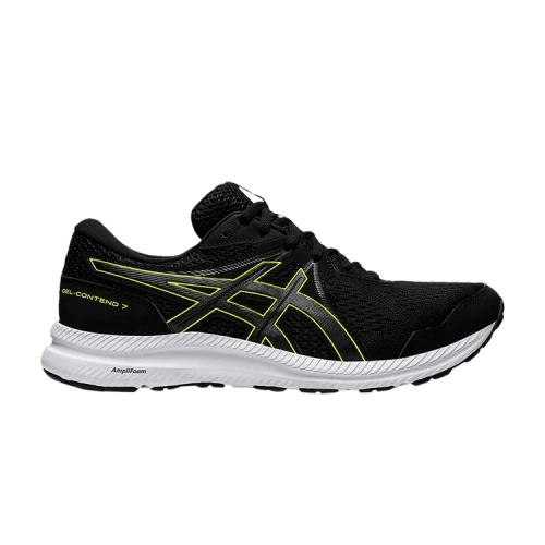 ASICS Gel-Contend 7 4E Wide 'Black Hazard Green'
