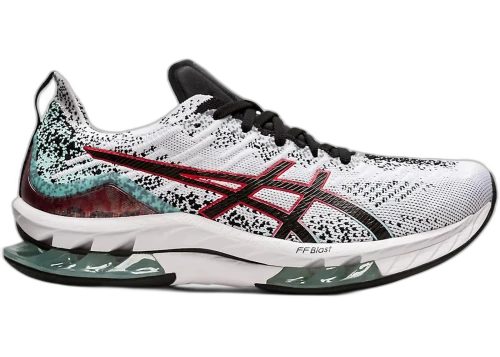 ASICS Kinsei Blast White Black Red Aqua