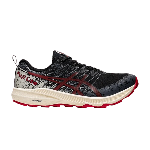 ASICS Fuji Lite 2 Black Electric Red