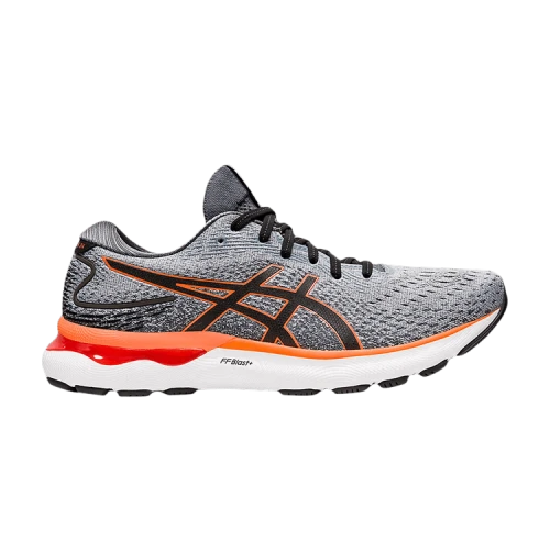 ASICS Gel-Nimbus 24 2E Wide 'Sheet Rock Shocking Orange'