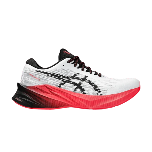 ASICS Novablast 3 Wide 'White Black Electric Red'