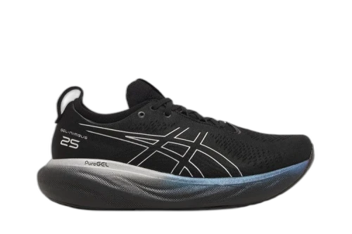 ASICS Gel Nimbus 25 Platinum 'Black Pure Silver'
