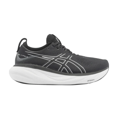 ASICS Gel Nimbus 25 4E Wide 'Black Pure Silver'