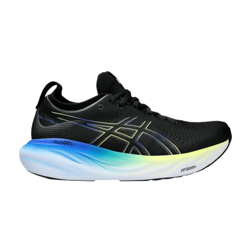 ASICS Gel Nimbus 25 Wide 'Black Glow Yellow'