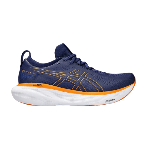 ASICS Gel Nimbus 25 Wide 'Deep Ocean Bright Orange'