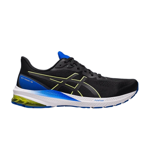 ASICS GT 1000 12 Wide 'Black Glow Yellow'