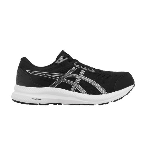 ASICS Gel Contend 8 4E Wide 'Black Silver'