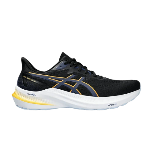 ASICS GT 2000 12 2E Wide 'Black Fellow Yellow'