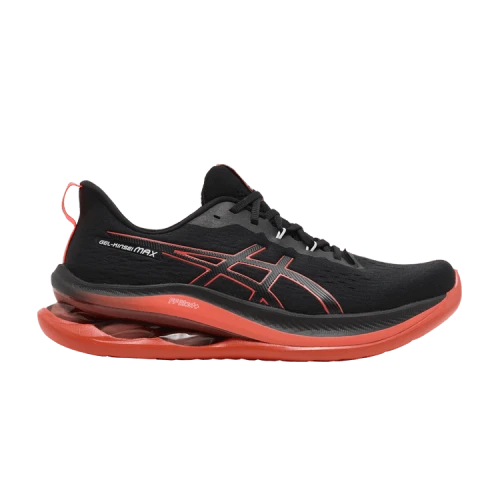 ASICS Gel-Kinsei Max Black Sunrise Red