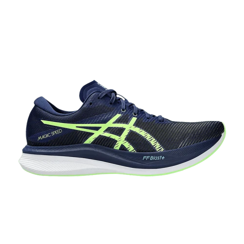ASICS Magic Speed 3 Blue Expanse Illuminate Green