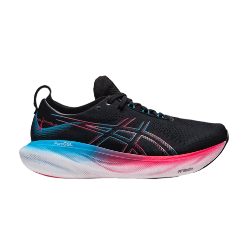ASICS Gel-Nimbus 25 'Black Electric Red'
