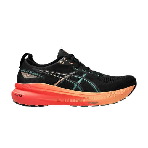 ASICS Gel Kayano 31 Wide 'Black Rainy Lake Orange'