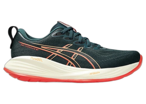 ASICS Gel-Cumulus 27 Saxon Green Coral Reef