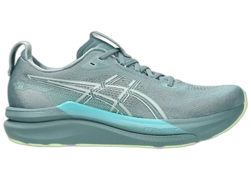 ASICS Gel-Kayano 33 Foggy Teal Illuminate Yellow