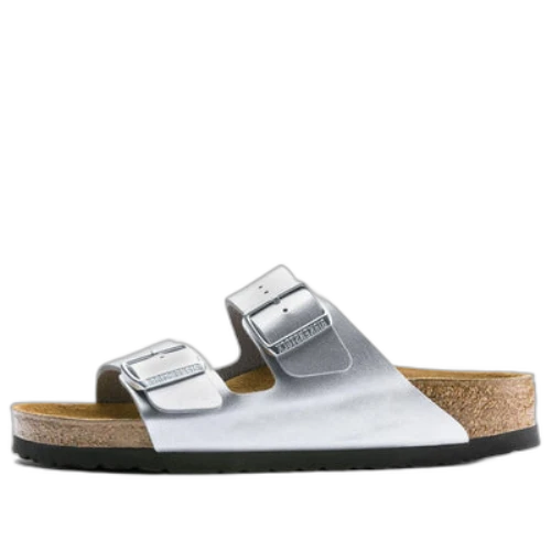 Birkenstock Arizona Birko-Flor 'Silver' (Women's)