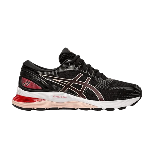 ASICS Gel-Nimbus 21 'Black Laser Pink' (Women's)