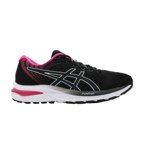 ASICS Gel-Cumulus 22 D Wide 'Black Pink Glo' (Women's)