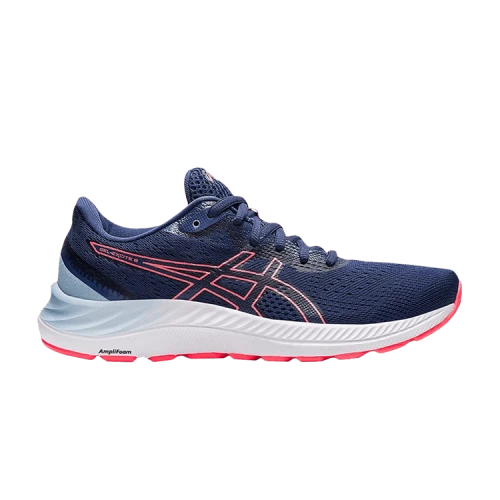 ASICS Gel-Excite 8 Wide 'Thunder Blue Blazing Coral' (Women's)