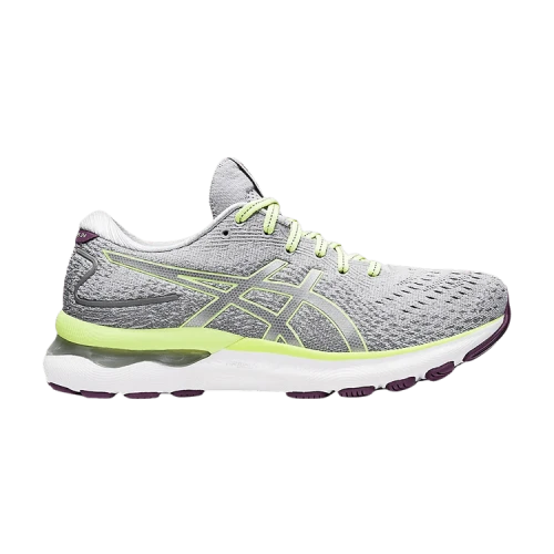 ASICS Gel-Nimbus 24 'Piedmont Grey Lime Green' (Women's)