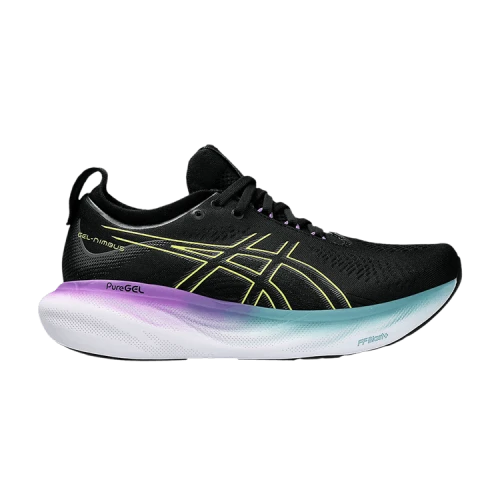 ASICS GEL-Nimbus 25 'Black Glow Yellow' (Women's)