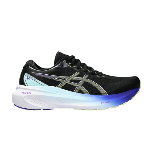 ASICS Gel Kayano 30 Wide 'Black Glow Yellow' (Women's)