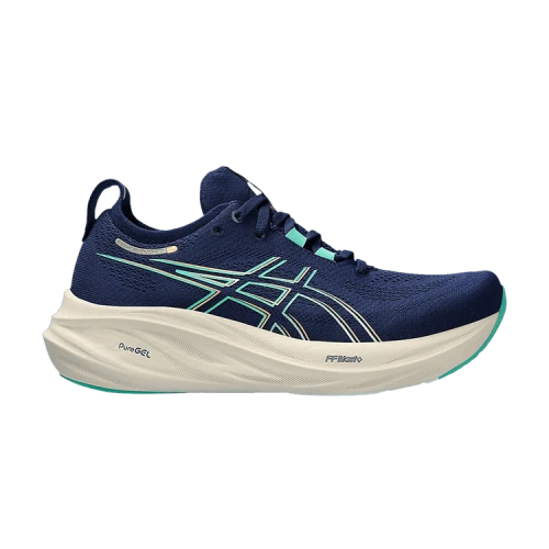 ASICS Gel Nimbus 26 Wide 'French Blue Electric Lime' (Women's)