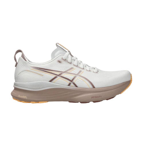 ASICS Gel Kayano 32 Wide 'White Taupe Orange Glow' (Women's)
