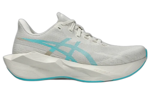ASICS ASIC Novablast 6 (Women's) Soft Oat Energy Aqua
