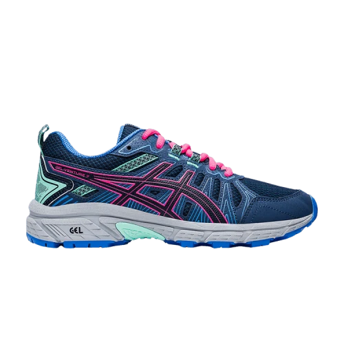(GS) ASICS Gel-Venture 7 'Peacoat Hot Pink'
