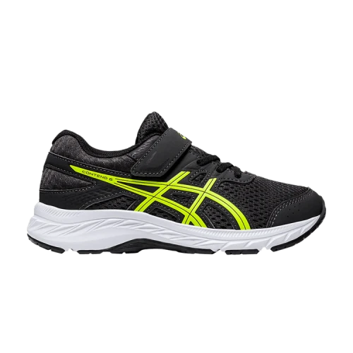 (PS) ASICS Gel-Contend 6 'Graphite Safety Yellow'