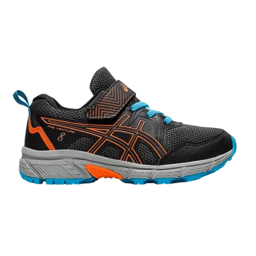 Asics Pre Venture 8 PS 'Black Marigold Orange'