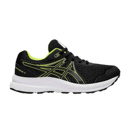 (GS) ASICS Contend 7 'Black Hazard Green'