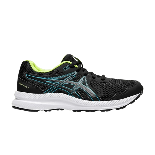 (GS) ASICS Gel-Contend 7 'Black Digital Aqua'