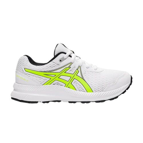 Asics Contend 7 GS 'White Hazard Green'