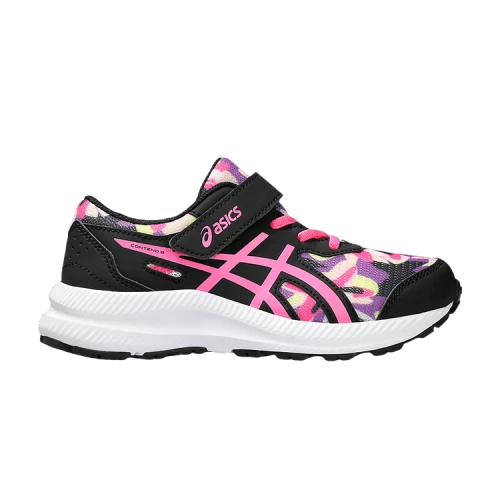 Asics Contend 8 PS 'Black Hot Pink Camo'