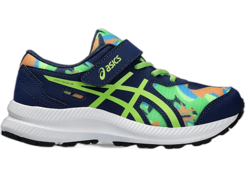 ASICS Contend 8 Blue Expanse Electric Lime (PS)
