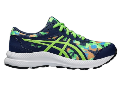 ASICS Contend 8 Blue Expanse Electric Lime (GS)