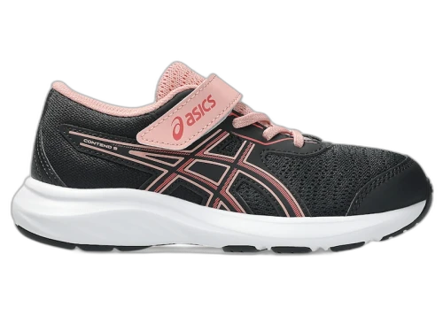 ASICS Contend 9 Black Dark Pink Clay (PS)